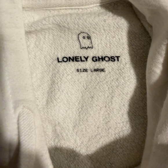 LONELY GHOST White Girl Gang Graphic Sweatshirt - Picture 2 of 3